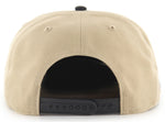 '47 Captain NBA Toronto Raptors Black Sand Snapback Hat w/ Sidepatch - Khaki/Black