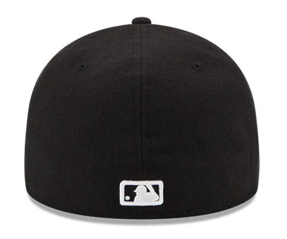 New Era 59FIFTY MLB Toronto Blue Jays 50th Anniversary Side Patch Custom Collection Fitted Hat - Black/White