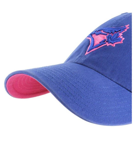cotton candy blue jays hat