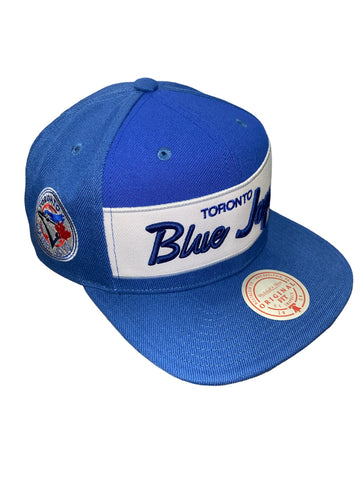 Men's MLB Mitchell & Ness Toronto Blue Jays Retro Sport Snapback Hat – Royal Blue