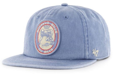 '47 NFL Buffalo Bills Boot Path Captain RF Adjustable Snapback Hat - Blue