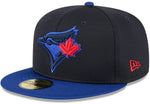 New Era 59FIFTY MLB Toronto Blue Jays City Connect Batting Practice Fitted Hat - Navy/Royal