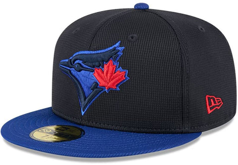 New Era 59FIFTY MLB Toronto Blue Jays City Connect Batting Practice Fitted Hat - Navy/Royal