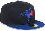 New Era 59FIFTY MLB Toronto Blue Jays City Connect Batting Practice Fitted Hat - Navy/Royal