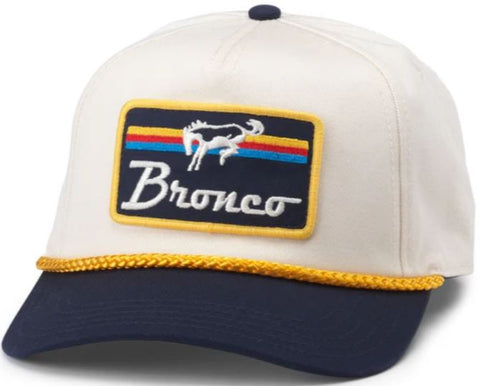 American Needle Ford Bronco Roscoe Adjustable Hat - Cream/Navy