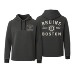 '47 Boston Bruins Dusted Overhand River Jersey Hoodie - Black
