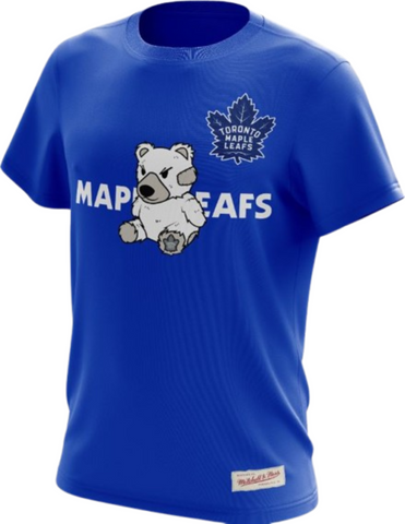 Mitchell & Ness NHL Toronto Maple Leafs Plush Tee - Blue