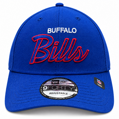 New Era 9FORTY NFL Core Script Team Adjustable Snapback Hat