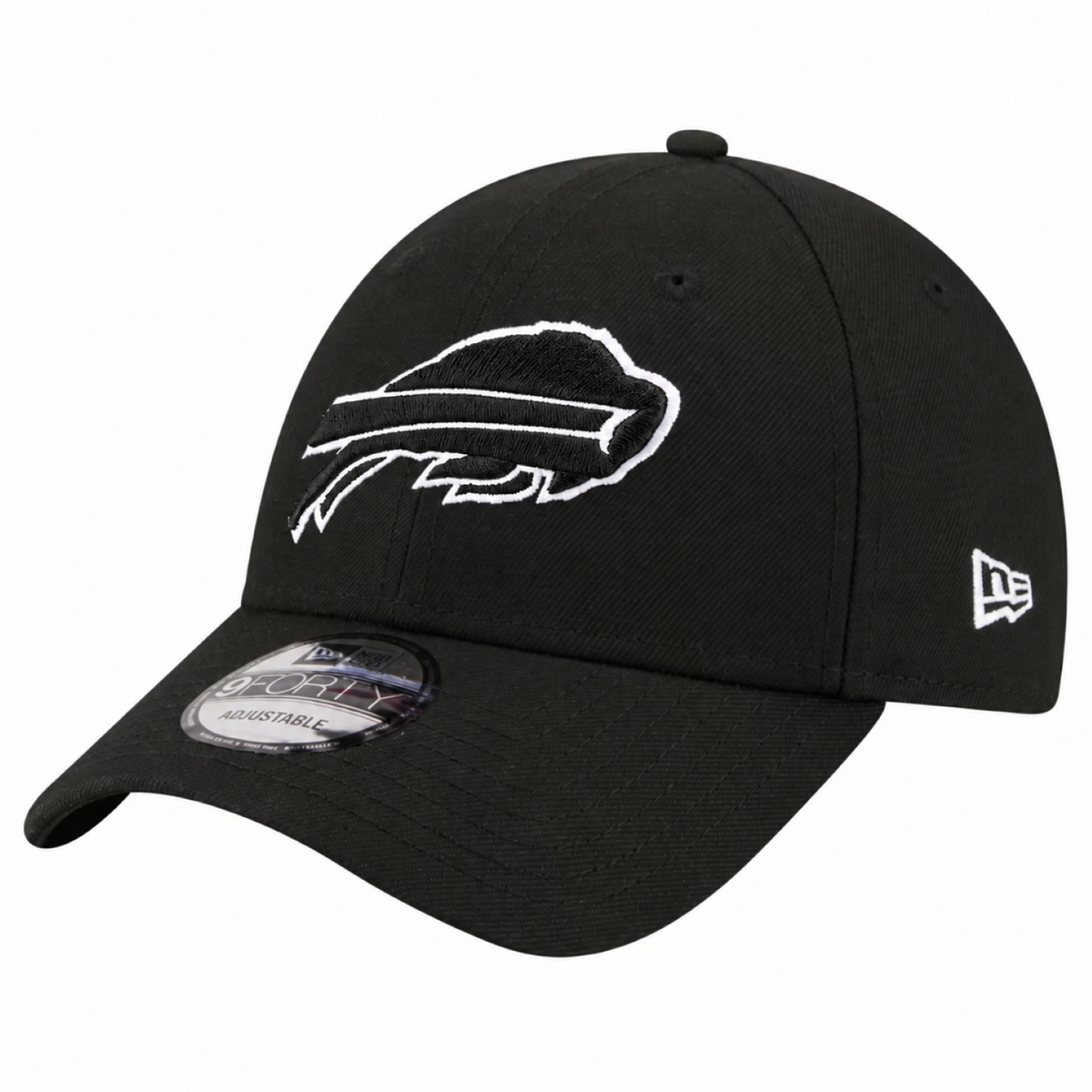 New Era 9FORTY NFL Core Team Adjustable Snapback Hat - Black/White