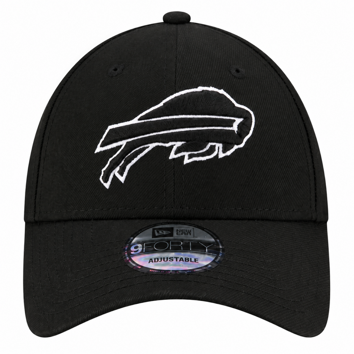 New Era 9FORTY NFL Core Team Adjustable Snapback Hat - Black/White
