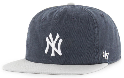 '47 Captain MLB New York Yankees Burnside Adjustable Snapback Cap - Navy