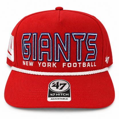 '47 brand new york giants byline rope hitch snapback hat
