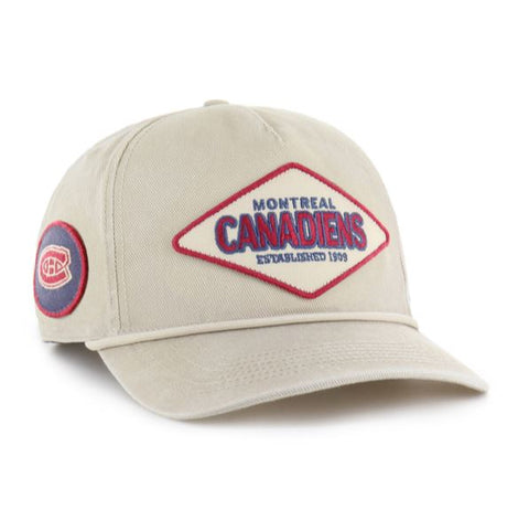 '47 NHL Montreal Canadiens Cairn Hitch RF Adjustable Snapback Hat - Beige