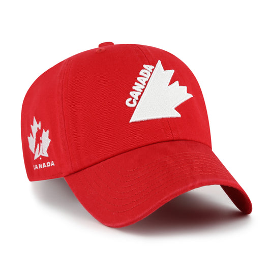 '47 Hockey Canada 1976 Vintage Heritage Clean Up Adjustable Hat - Red