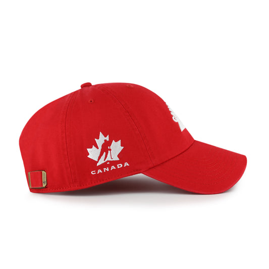 '47 Hockey Canada 1976 Vintage Heritage Clean Up Adjustable Hat - Red