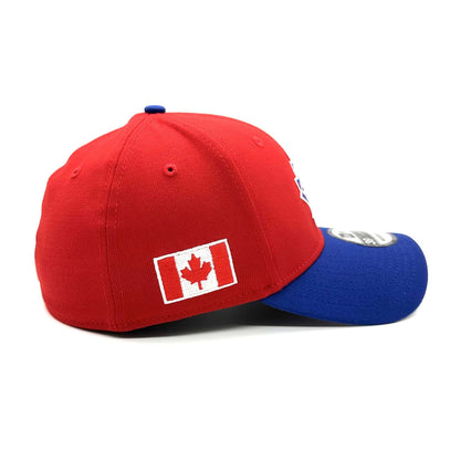 New Era MLB Toronto Blue Jays 39THIRTY Canada Day On-Field Flex Cap - Red/Royal Blue