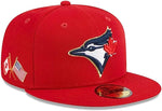 New Era Toronto Blue Jays 59Fifty Fourth of July Fitted Hat - Red
