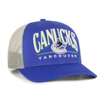 '47 NHL Vancouver Canucks Arid Trucker Adjustable Hat - Blue