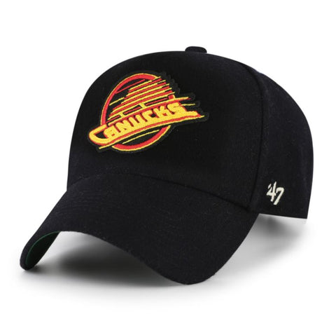 '47 NHL Vancouver Canucks Golden Age Offside DT Adjustable Hat - Black