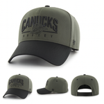 47 NHL Vancouver Canucks Roscoe Rope Option TT Hitch Snapback Hat - Green/Black