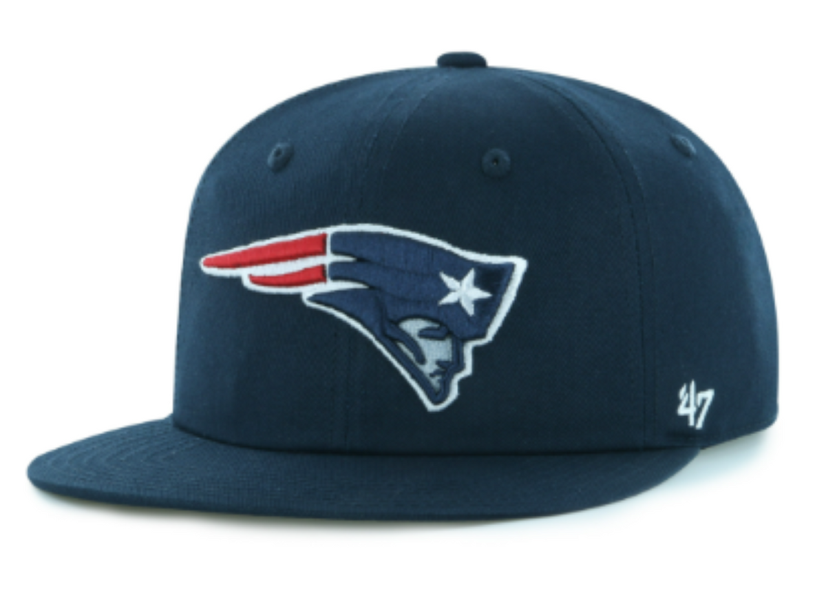 47 NFL New England Patriots Captain RL Snapback Hat- Navy Blue