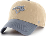 47 Clean Up MLB Toronto Blue Jays Canyon Caravan Adjustable Hat - Khaki/Blue