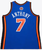 Mitchell & Ness NBA New York Knicks Carmelo Anthony #7 2010-11 Hardwood Classics Swingman Jersey - Blue