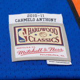 Mitchell & Ness NBA New York Knicks Carmelo Anthony #7 2010-11 Hardwood Classics Swingman Jersey - Blue