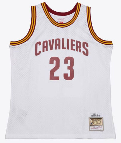 Mitchell & Ness NBA Cleveland Cavaliers Lebron James #23 2015-16 HWC Swingman Jersey - White