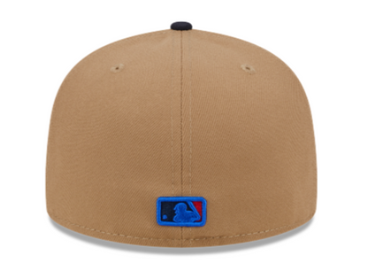 New Era MLB Toronto Blue Jays 2024 City Connect Two Tone Script Alternate 59FIFTY Fitted Hat - Khaki