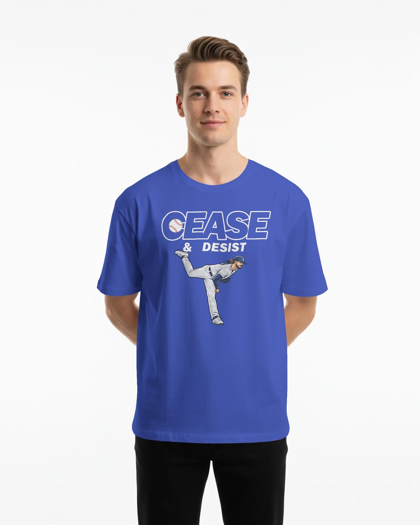 Mens Toronto Blue Jays Cease and Desist Graphic T-Shirts