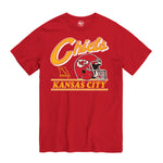 '47 NFL Kansas City Chiefs Fly By T Shirt - Red