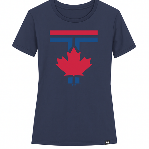 47 MLB Toronto Blue Jays City Connect Women's Premier Frankie T-Shirt - Navy
