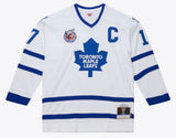 Men's Toronto Maple Leafs Wendel Clark #17 Mitchell & Ness 1992/93 Throwback Powerplay Jersey - White