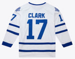 Men's Toronto Maple Leafs Wendel Clark #17 Mitchell & Ness 1992/93 Throwback Powerplay Jersey - White