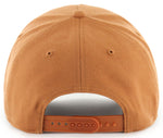 '47 Offside DT MLB Los Angeles Dodgers Clay Ballpark Adjustable Snapback Hat - Brown
