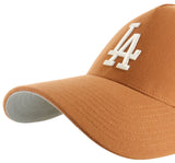'47 Offside DT MLB Los Angeles Dodgers Clay Ballpark Adjustable Snapback Hat - Brown