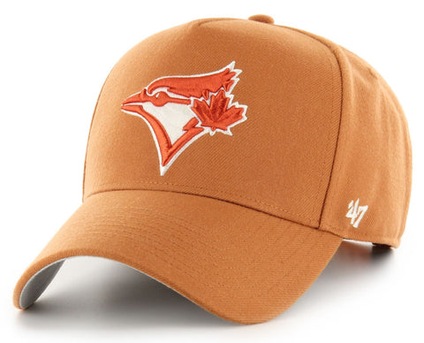 '47 Offside DT MLB Toronto Blue Jays Clay Ballpark Adjustable Snapback Hat - Brown