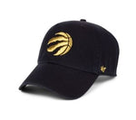 47 Clean Up Toronto Raptors Black and Gold Adjustable Hat