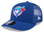 New Era Low Profile 9FIFTY MLB Toronto Blue Jays Cooperstown Trucker Adjustable Snapback Hat - Royal Blue