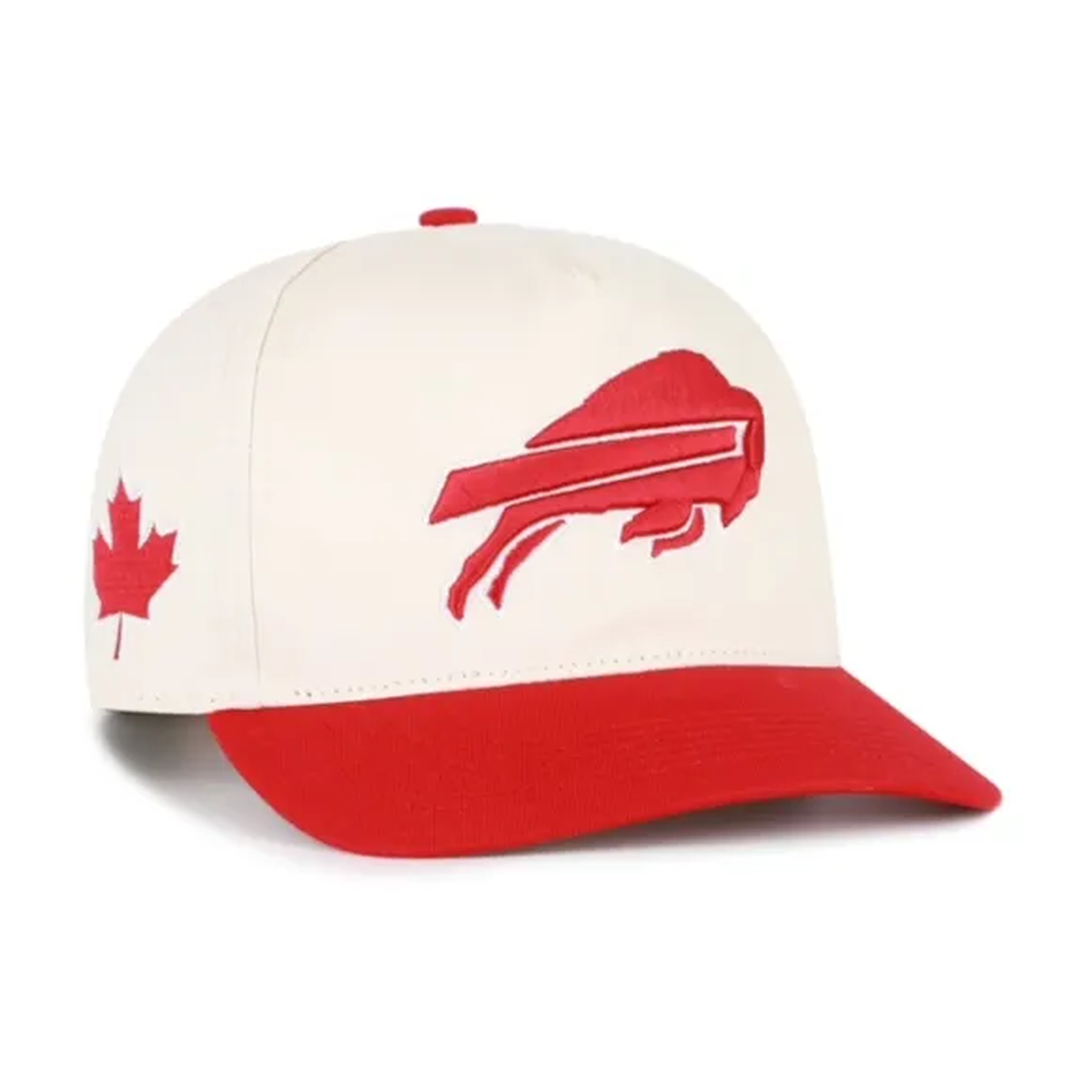 ’47 NFL Buffalo Bills Canada Pride Sure Shot Hitch RF Adjustable Hat - Cream / Red