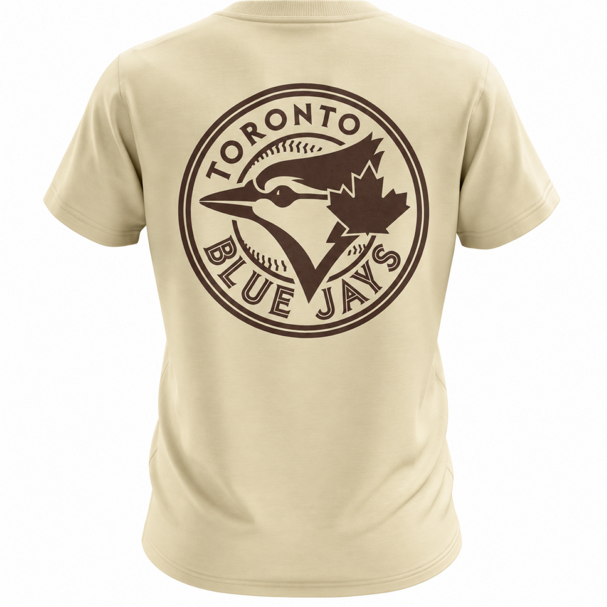 Mitchell & Ness MLB Toronto Blue Jays Cooperstown Logo Core T Shirt - Beige