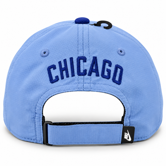 Nike MLB Chicago Cubs Club Cap Adjustable Hat – Light Blue