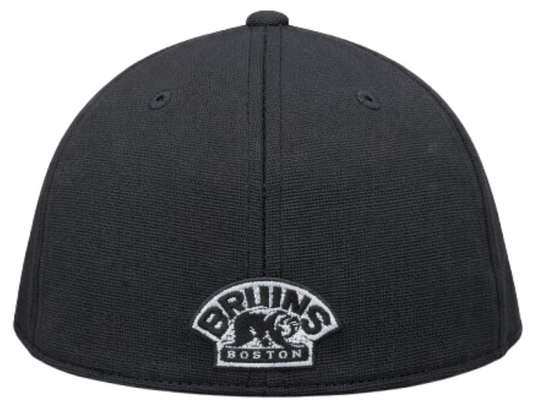 American Needle NHL Boston Bruins Stretch Fit Hat - Black/White