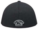 American Needle NHL Boston Bruins Stretch Fit Hat - Black/White