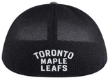 American Needle NHL Toronto Maple Leafs Heather Poly Stretch Mesh Hat - Grey/Black