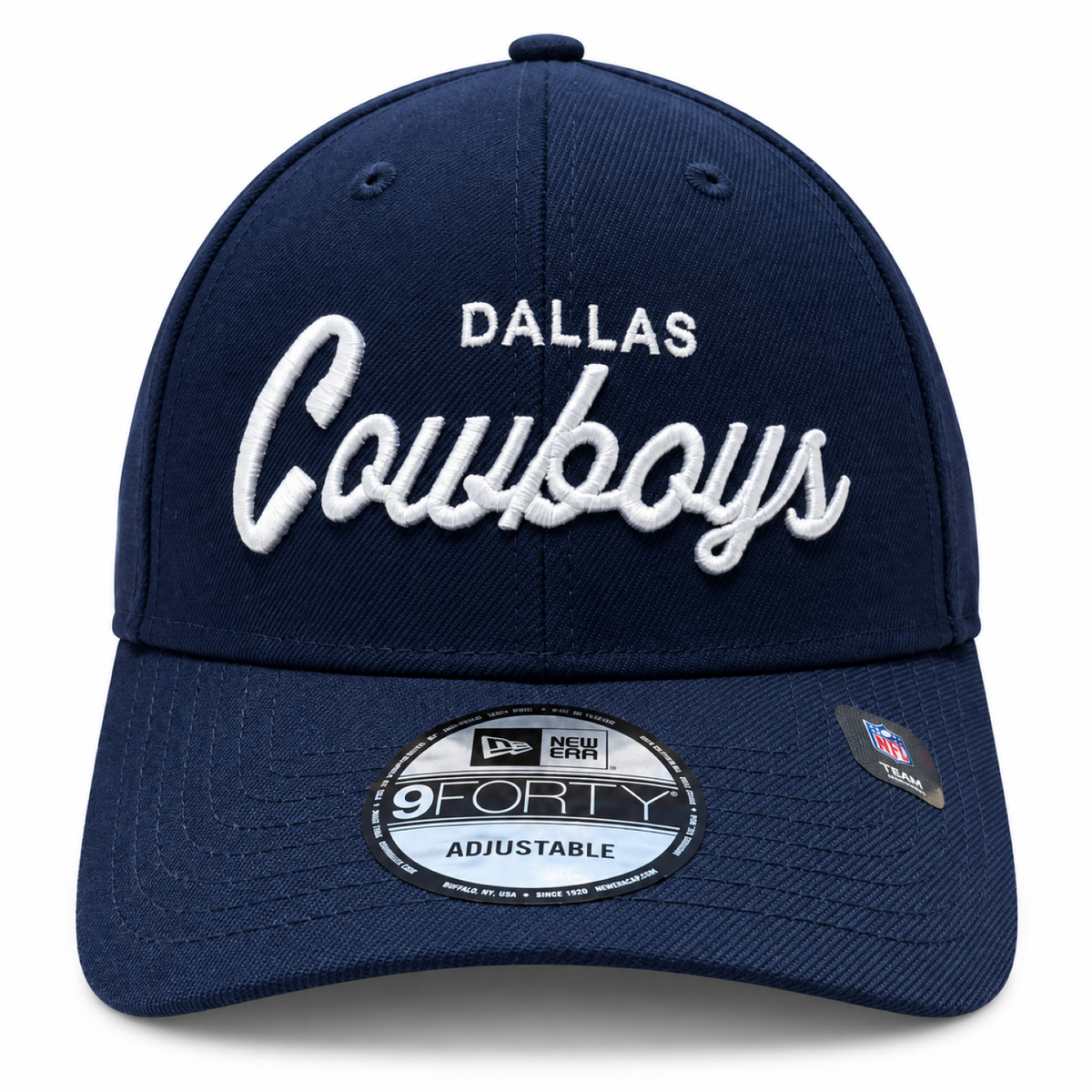 New Era 9FORTY NFL Core Script Team Adjustable Snapback Hat