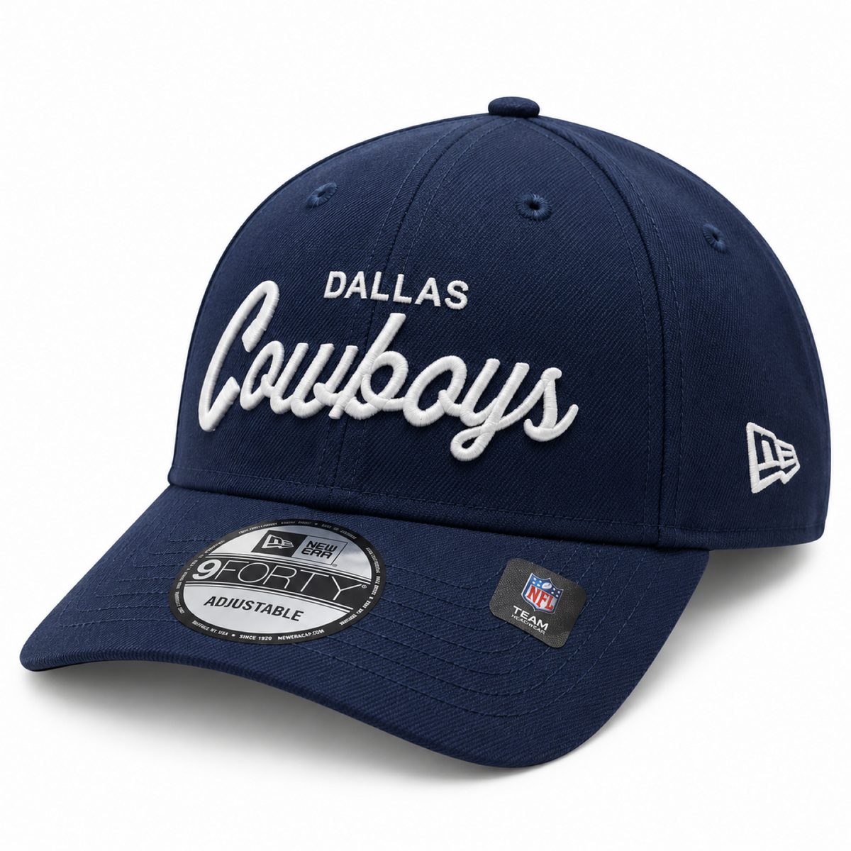 New Era 9FORTY NFL Core Script Team Adjustable Snapback Hat