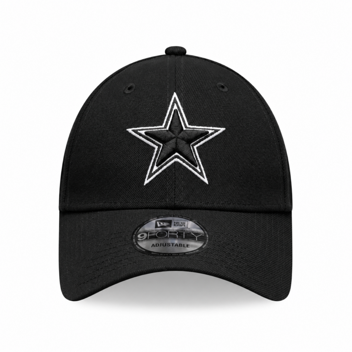 New Era 9FORTY NFL Core Team Adjustable Snapback Hat - Black/White
