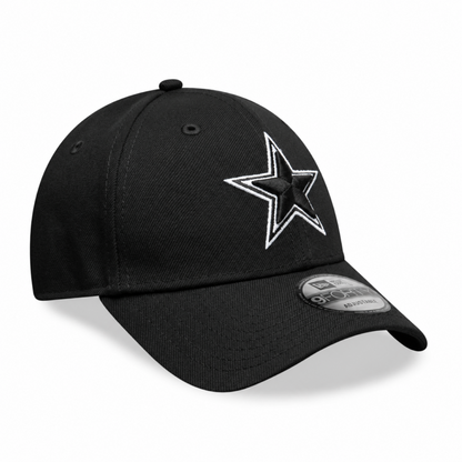 New Era 9FORTY NFL Core Team Adjustable Snapback Hat - Black/White